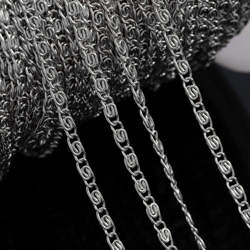 Stainless Steel Chain Jewelry, 304 Stainless Steel, Vacuum Ion Plating & DIY 