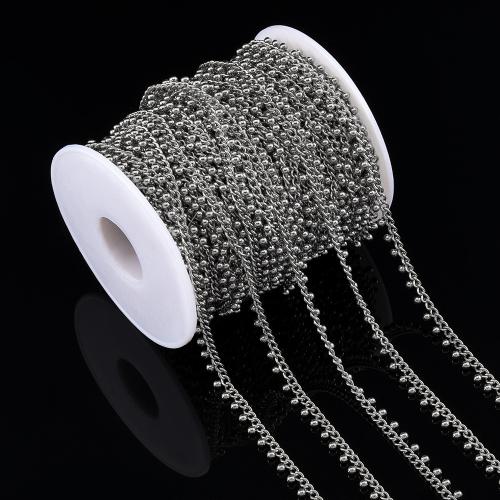 Stainless Steel Chain Jewelry, 304 Stainless Steel, Vacuum Ion Plating, DIY 