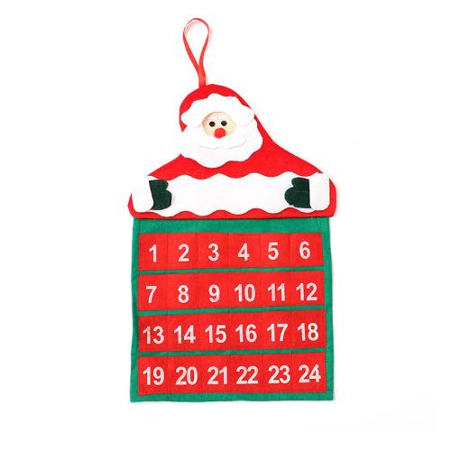 Velour Weihnachtskalender, Hängen, 450x280mm, verkauft von PC