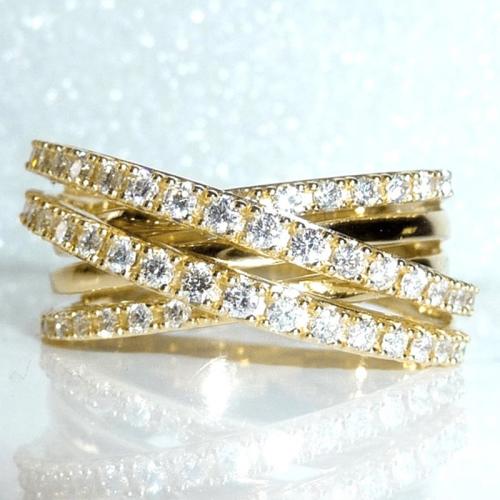 Cubic Zirconia Micro Pave Brass Finger Ring & micro pave cubic zirconia & for woman 