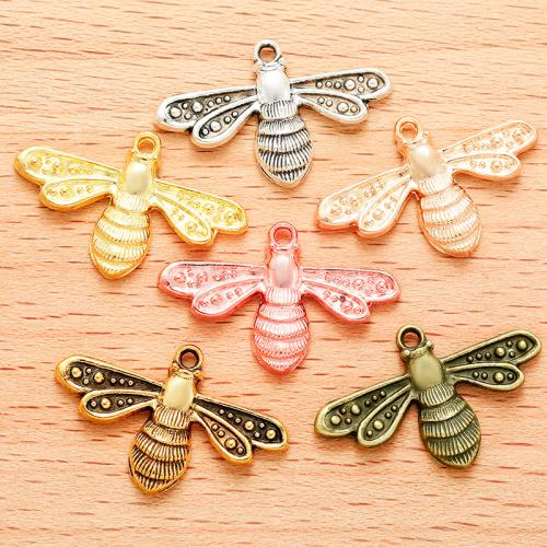 Zinc Alloy Animal Pendants, Bee, plated, DIY 