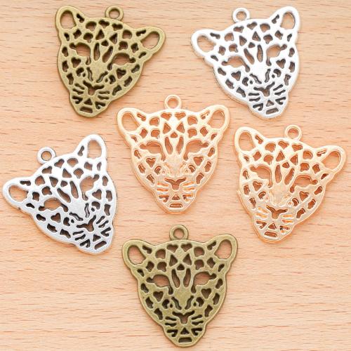 Zinc Alloy Animal Pendants, Leopard, plated, DIY 