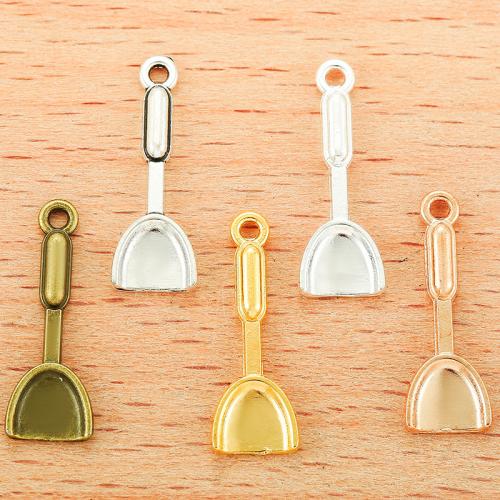 Zinc Alloy Tool Pendants, Shovel, plated, DIY 