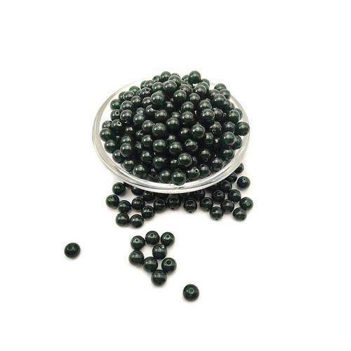 Acrylic Jewelry Beads, Round, DIY green 