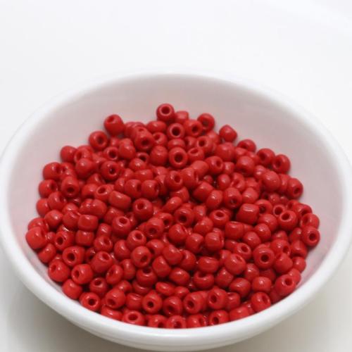 Opaque Dyed Glass Seed Beads, Seedbead, DIY 4mm, Approx [