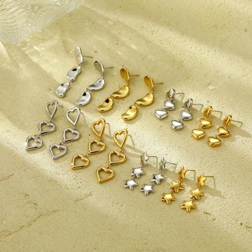 Stainless Steel Drop Earring, 304 Stainless Steel, fashion jewelry & for woman 