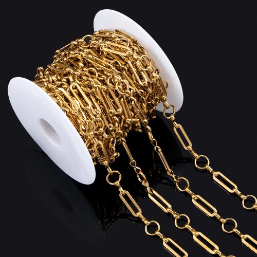 Stainless Steel Chain Jewelry, 304 Stainless Steel, Vacuum Ion Plating, DIY 