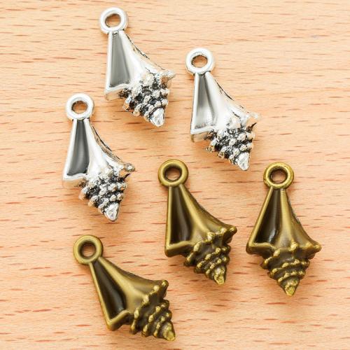 Zinc Alloy Animal Pendants, Conch, plated, DIY 