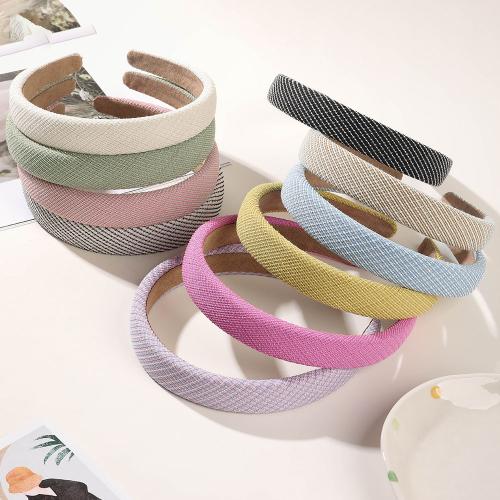 Hair Bands, Cloth, with Sponge, fashion jewelry & for woman 