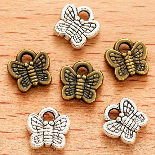 Zinc Alloy Animal Pendants, Butterfly, plated, DIY 