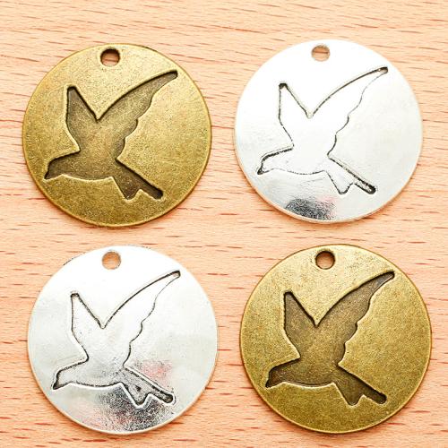 Zinc Alloy Animal Pendants, Round, plated, DIY 