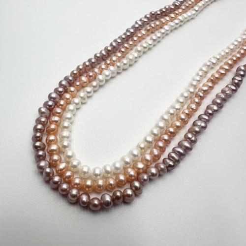 Potato Cultured Freshwater Pearl Beads, DIY 3-4mm Approx 37 cm 