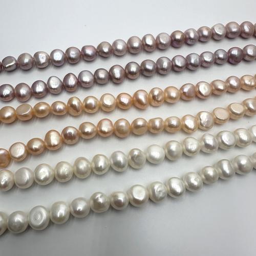 Keshi Cultured Freshwater Pearl Beads, DIY 9-10mm Approx 37 cm 