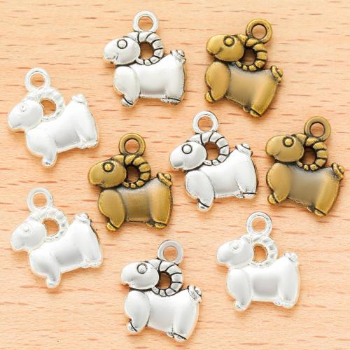 Zinc Alloy Animal Pendants, Sheep, plated, DIY 