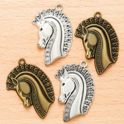 Zinc Alloy Animal Pendants, Horse, plated, DIY 