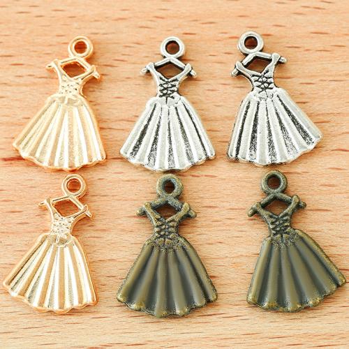 Zinc Alloy Jewelry Pendants, Skirt, plated, DIY 