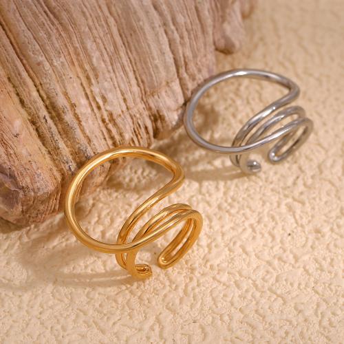 Edelstahl Fingerring, 304 Edelstahl, Modeschmuck & für Frau, keine, Größe:7, verkauft von PC