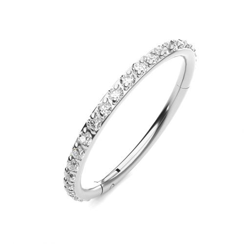 Edelstahl-Nase-Piercing-Schmuck, 316 L Edelstahl, unisex & verschiedene Größen vorhanden & Micro pave Zirkonia, keine, verkauft von PC