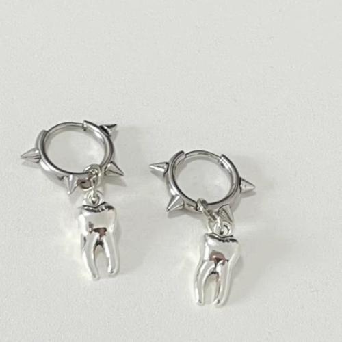 Stainless Steel Drop Earring, 304 Stainless Steel, fashion jewelry & for woman, original color, 23mm 