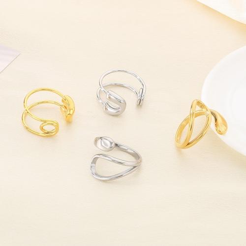 Edelstahl Fingerring, 304 Edelstahl, plattiert, Modeschmuck & verschiedene Größen vorhanden & verschiedene Muster für Wahl, keine, verkauft von PC