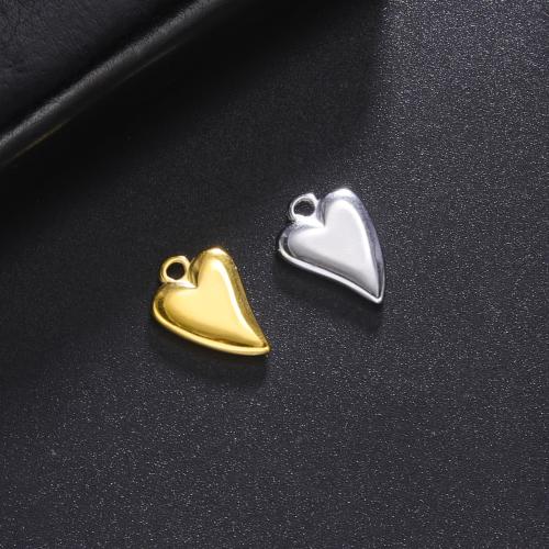 Stainless Steel Heart Pendants, 304 Stainless Steel, fashion jewelry & Unisex 