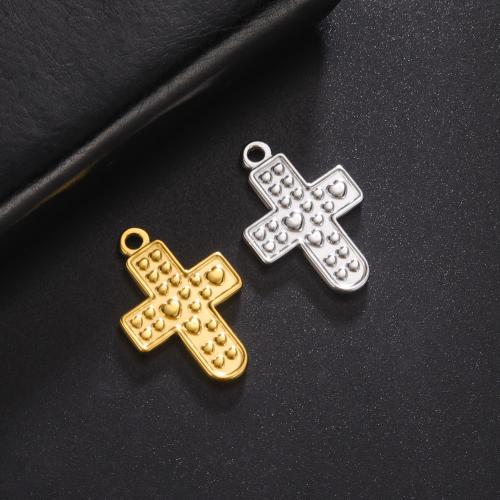 Stainless Steel Cross Pendants, 304 Stainless Steel, fashion jewelry & Unisex 