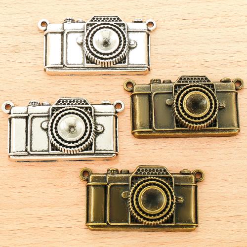 Zinc Alloy Jewelry Pendants, Camera, plated, DIY 