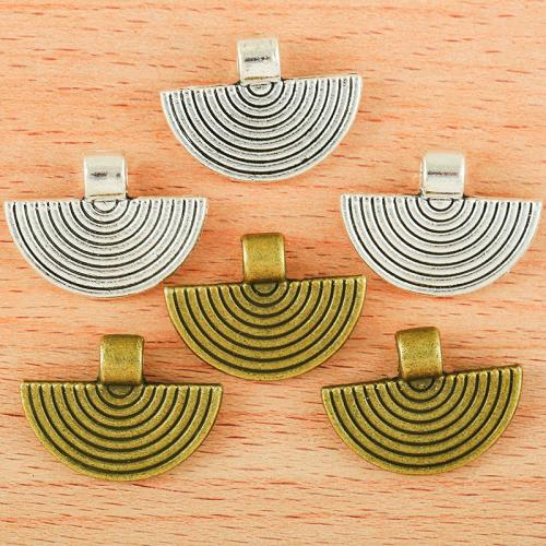 Zinc Alloy Jewelry Pendants, Fan, plated, DIY 