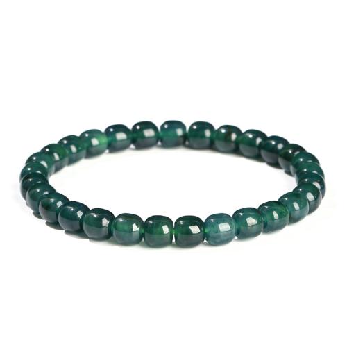 Jadeite Bracelet, vintage & for woman, beads length 5-6mm Approx 6-7 Inch [