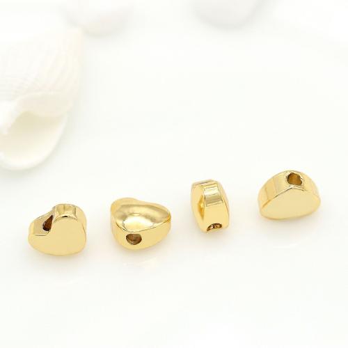 Brass Jewelry Beads, Heart, DIY 