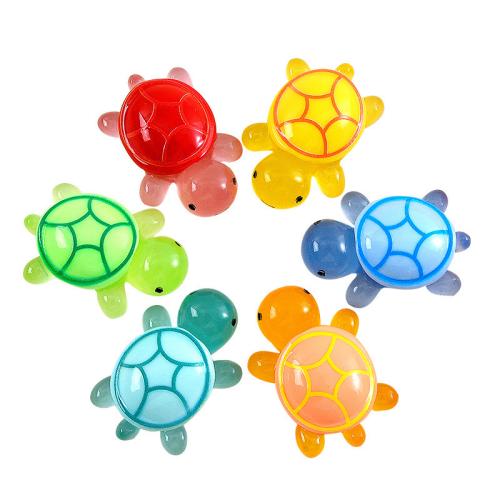 décoration Résine , tortue, goutté d'époxy, normes différentes pour le choix & lumineux, couleurs mélangées, Environ Vendu par sac