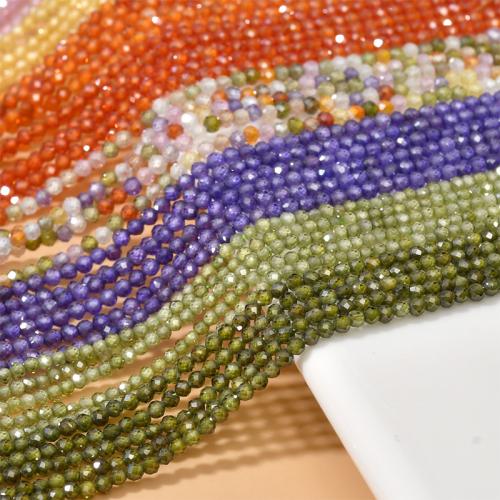 Cubic Zirconia Jewelry Beads, DIY 2mm, Approx 