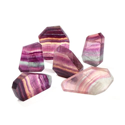 Colorful Fluorite Decoration, irregular, polished, decoration length 5-10mm 