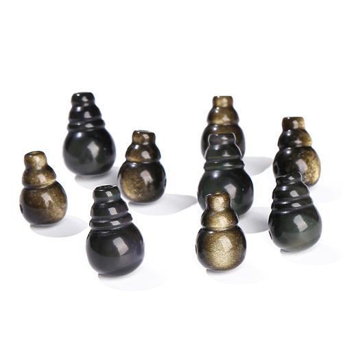 Black Obsidian Beads, Calabash, polished, random style & DIY beads length 11-18mm 