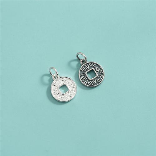 Pendentifs en argent, Argent sterling 925, DIY, plus de couleurs à choisir, 11.2mm, Vendu par PC