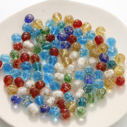 Handgefertigte Lampwork Perlen, rund, DIY, keine, 10mm, ca. 100PCs/Tasche, verkauft von Tasche