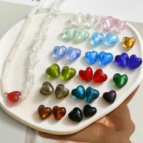 Handgefertigte Lampwork Perlen, Herz, DIY, keine, 13x13mm, ca. 100PCs/Tasche, verkauft von Tasche