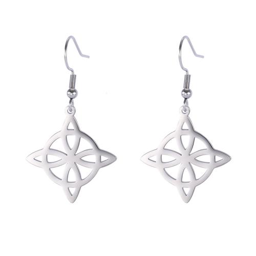 Stainless Steel Drop Earring, 304 Stainless Steel, Vacuum Ion Plating, fashion jewelry & for woman 