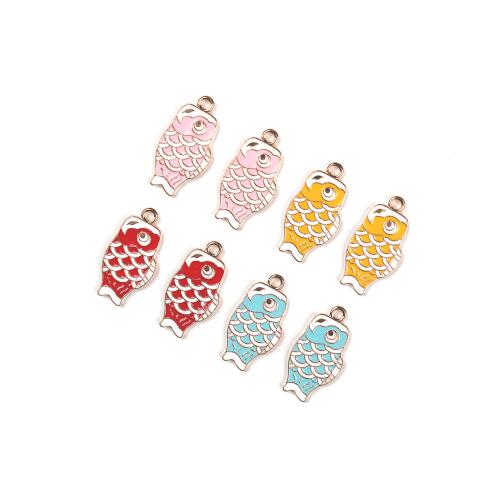 Zinc Alloy Enamel Pendants, Bee, gold color plated, DIY & with rhinestone 