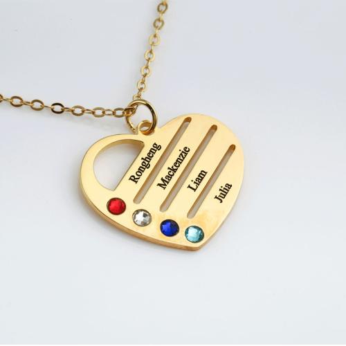 metal collar, Cada texto personalizado debe tener menos de 10 letras & Joyería & para mujer & con diamantes de imitación, dorado, longitud:aproximado 45 cm, Vendido por UD