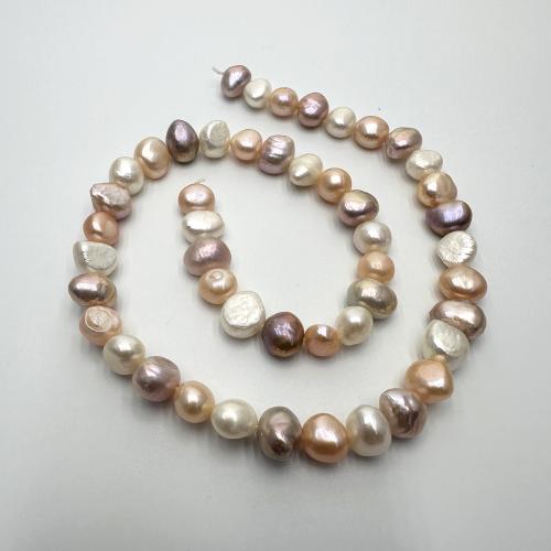 Keshi Cultured Freshwater Pearl Beads, DIY, multi-colored, 8-9mm Approx 37 cm 