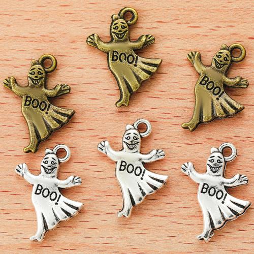 Zinc Alloy Jewelry Pendants, Ghost, plated, DIY 