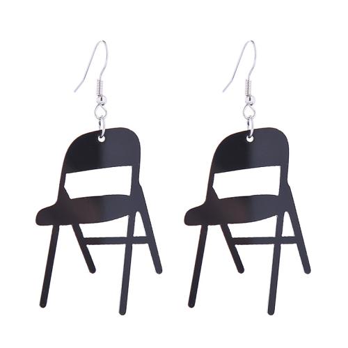 Acrylic Drop Earring, Zinc Alloy, with Acrylic, polished, for woman 