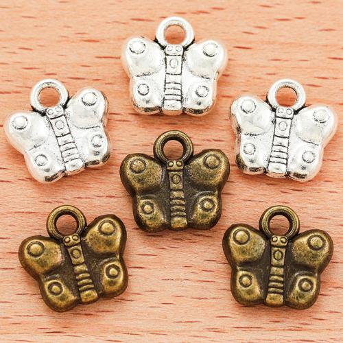 Zinc Alloy Animal Pendants, Butterfly, plated, DIY 