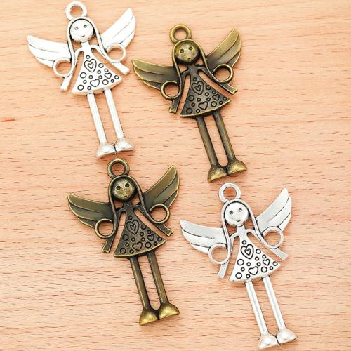 Zinc Alloy Jewelry Pendants, Angel, plated, DIY 