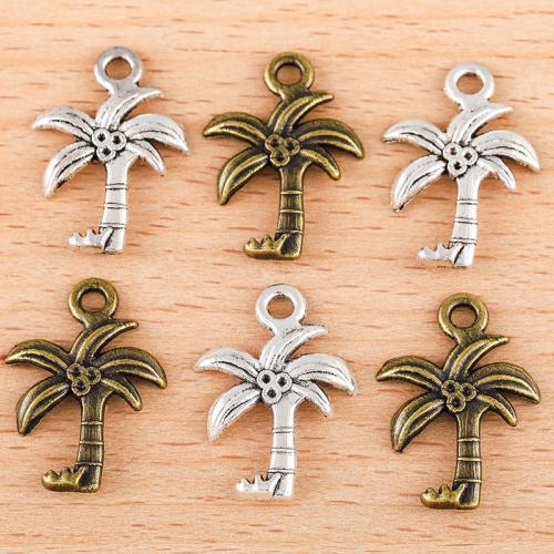 Zinc Alloy Jewelry Pendants, Palm Tree, plated, DIY 