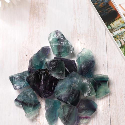 Colorful Fluorite Rough Stone, irregular 