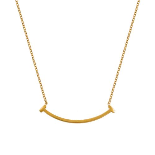 Stainless Steel Jewelry Necklace, 304 Stainless Steel, with 5cm extender chain, fashion jewelry & for woman, golden Approx 38 cm 