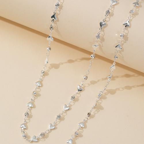 Zinc Alloy Necklace, fashion jewelry & for woman [