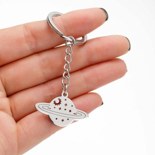 Stainless Steel Key Chain, 304 Stainless Steel, plated, fashion jewelry 